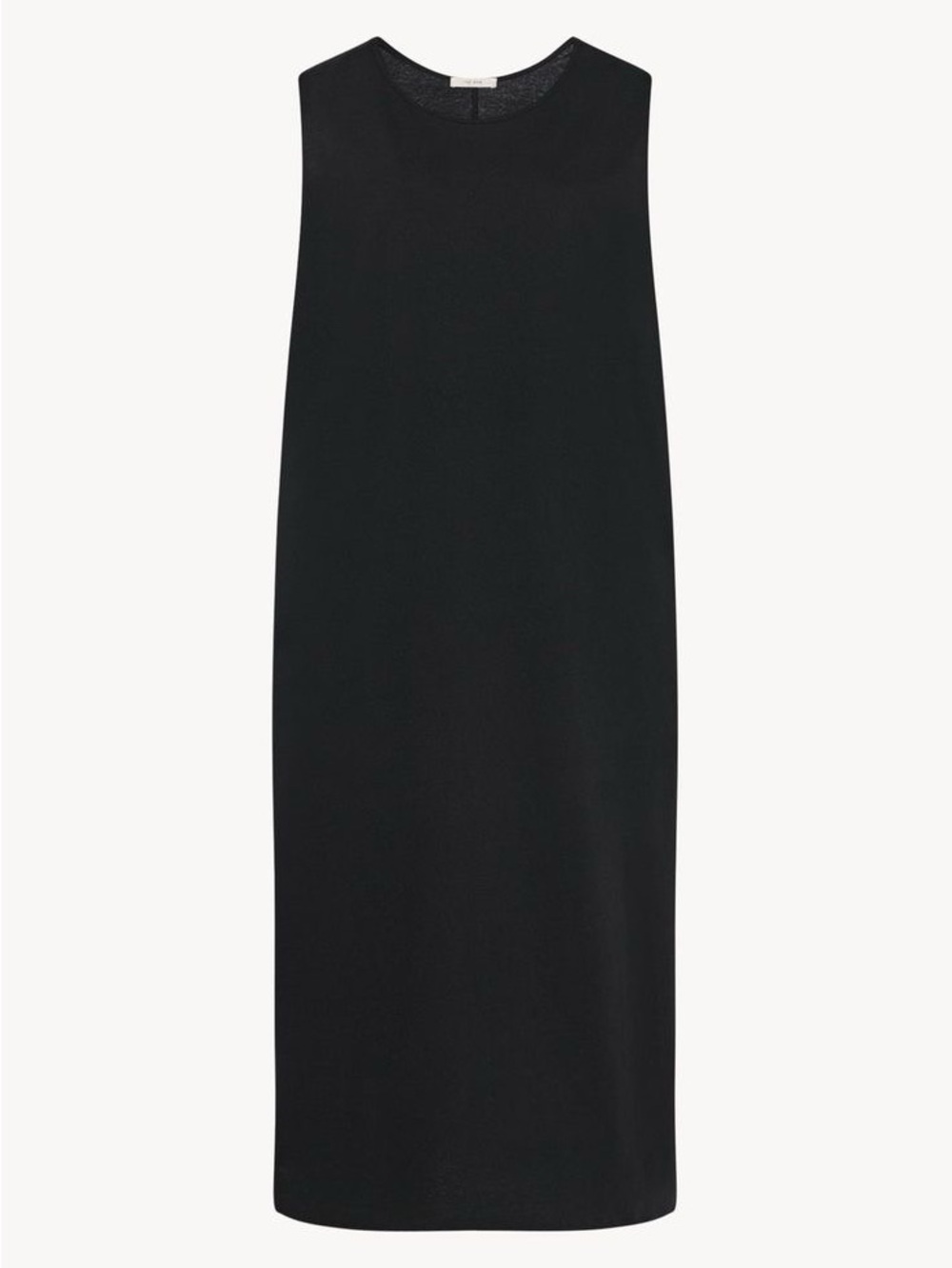 The Row Lidia Classic Sleeveless Black Shift Dress